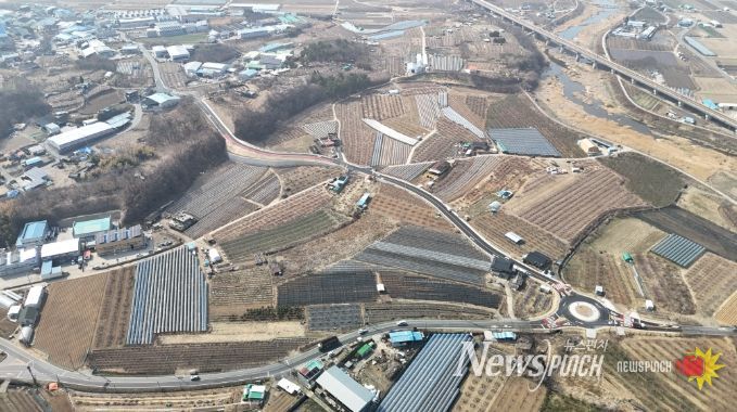 경산시 - 압량 내리 우회도로(리도206호선) 농어촌도로 개통