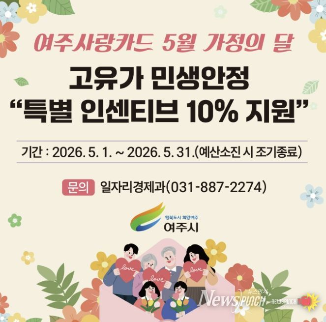 여주시, 고유가 대비 민생안정