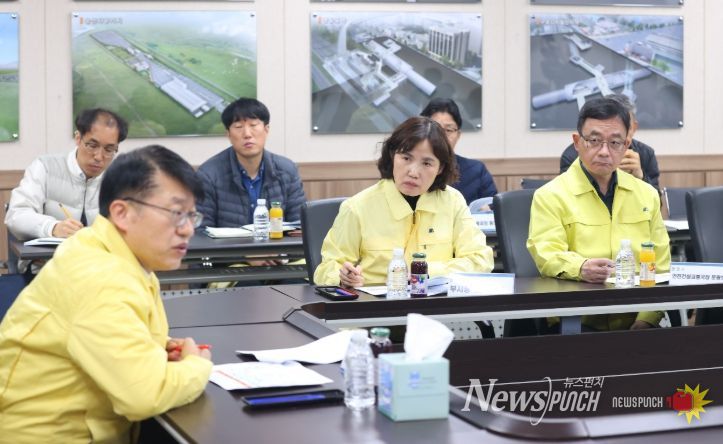 최혜민 광명시장 권한대행, 김대순 경기도 행정2부지사와 신안산선 사고 현장 점검