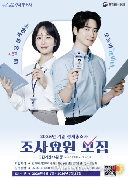 여주시, ‘2025년 기준 경제총조사’ 조사요원 모집