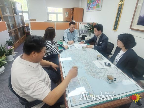 함양군 산림녹지과, 산림분야 국도비 확보 위해 경남도 방문 협의