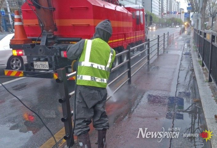 고양시 일산서구, 고양국제꽃박람회 대비 주요 도로 세척 실시